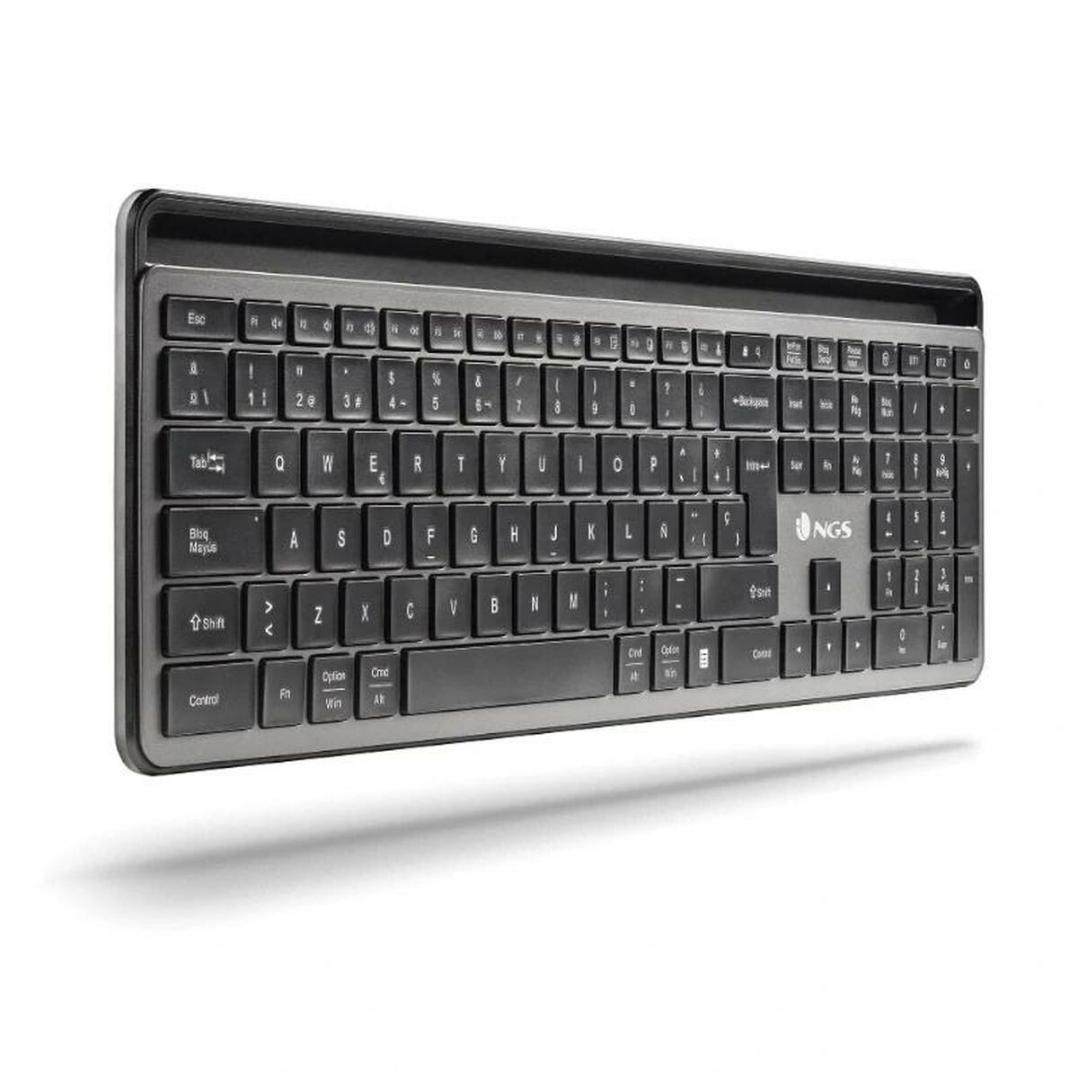 Teclado e Rato NGS ECLIPSEKIT Cinzento QWERTY